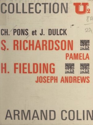 cover image of Samuel Richardson, "Pamela"
